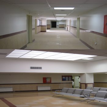 Interior view of Hassan Abad Hospital